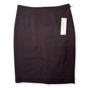 Calvin Klein Black Pencil Skirt NWT Size 6